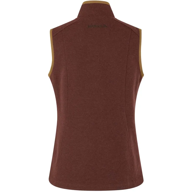Härkila Sandhem Pro Ladies Wool Waistcoat in Dark Copper - X Large-1