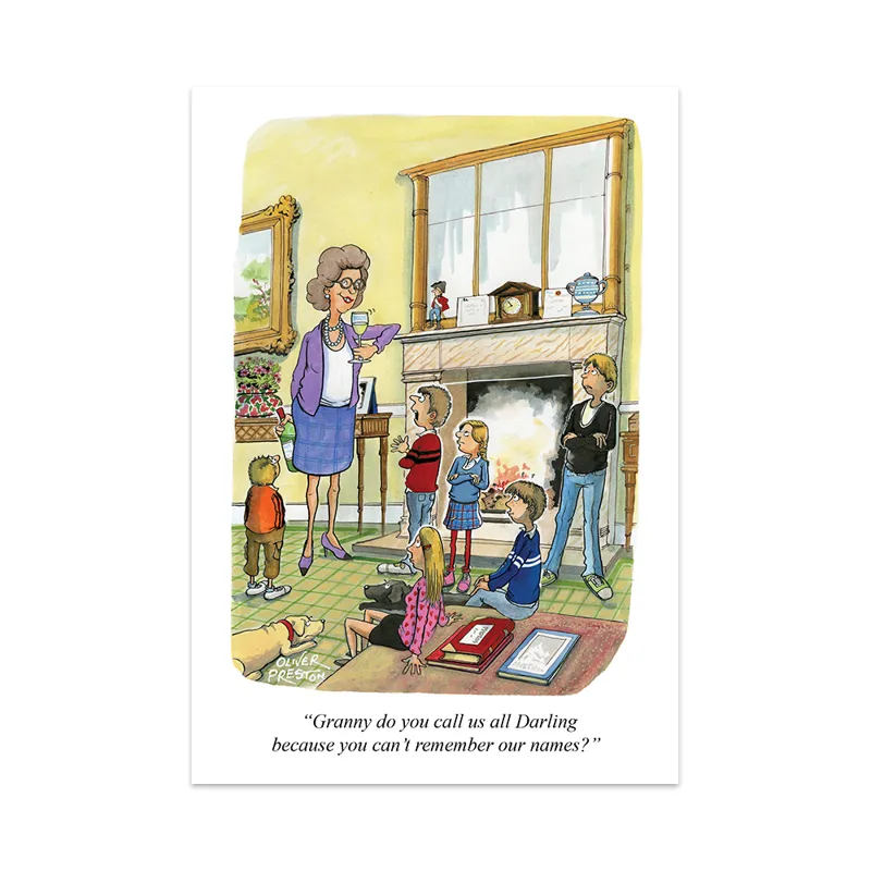 Oliver Preston Greetings Card in OPC344