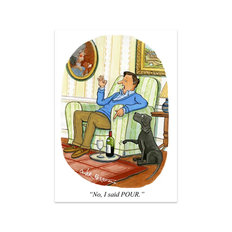 Oliver Preston Greetings Card in OPC442