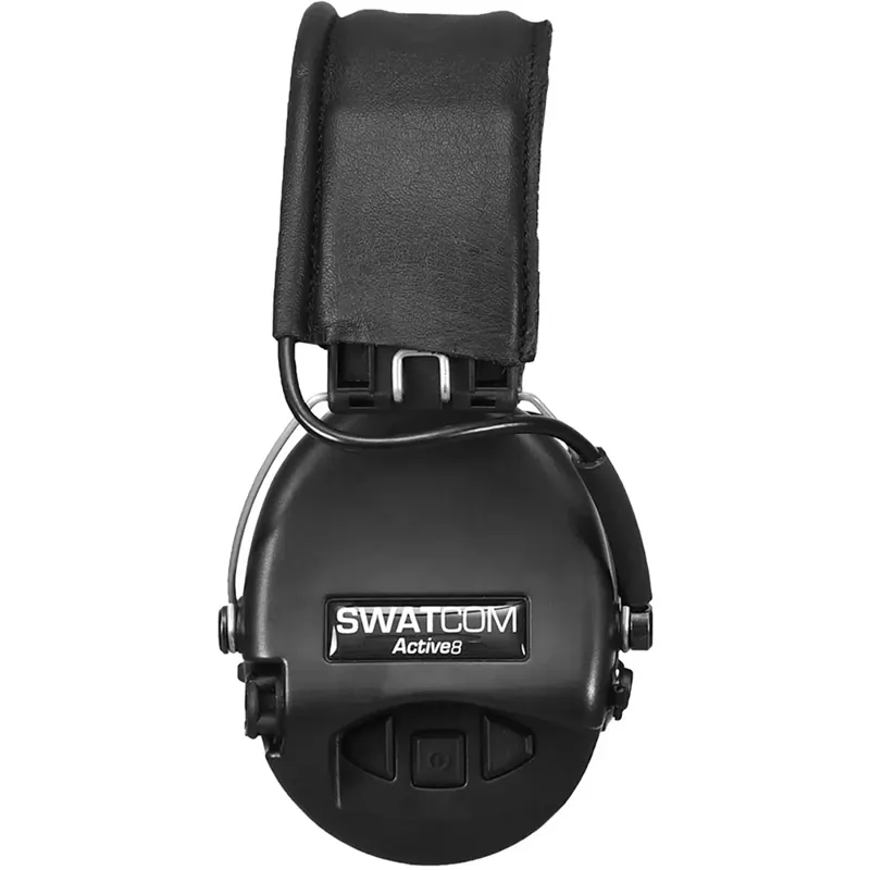 Swatcom Active8 Electronic Ear Defenders in Black-1