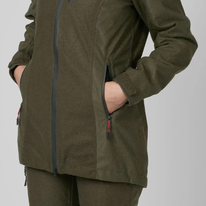 Seeland Avail Ladies Jacket in Pine Green Melange-2