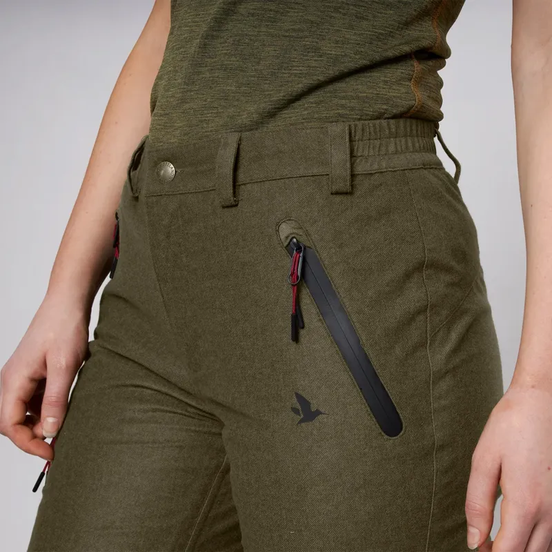 Seeland Avail Ladies Trousers in Pine Green Melange-2