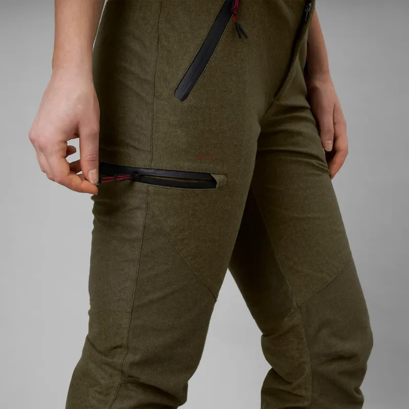 Seeland Avail Ladies Trousers in Pine Green Melange-3