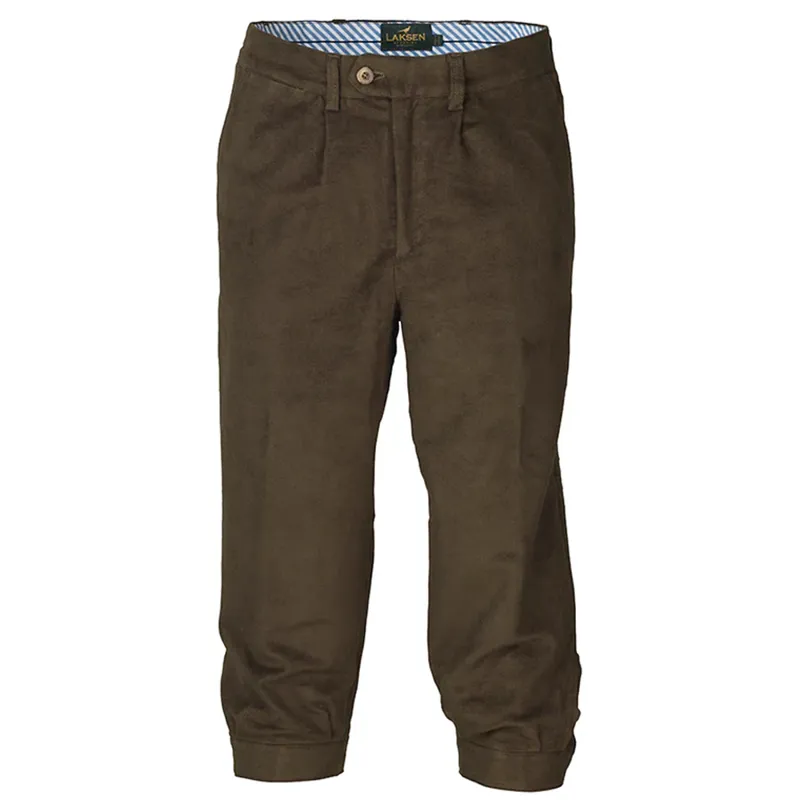 Laksen Belgravia Moleskin Breeks in Loden