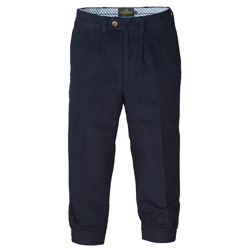 Laksen Belgravia Moleskin Breeks in Navy