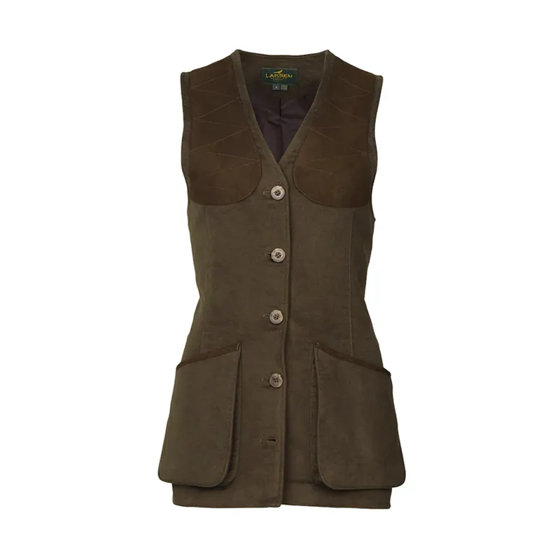 Laksen Belgravia Ladies Beauly Shooting Vest in Loden
