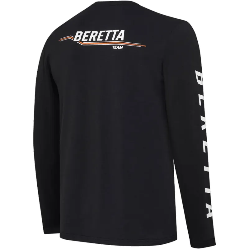Beretta Team Long-Sleeved T-Shirt in Black-1
