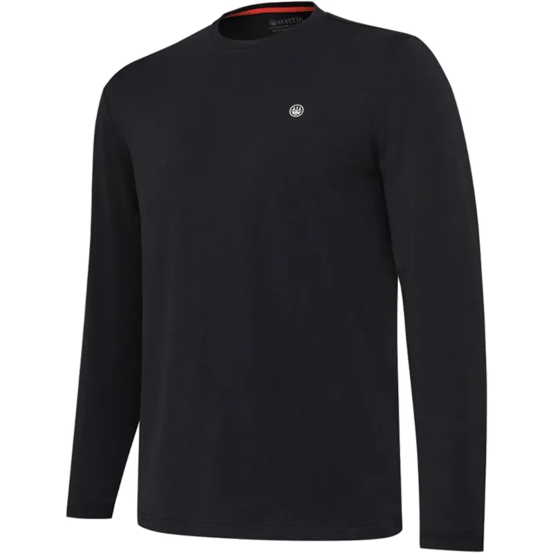 Beretta Team Long-Sleeved T-Shirt in Black