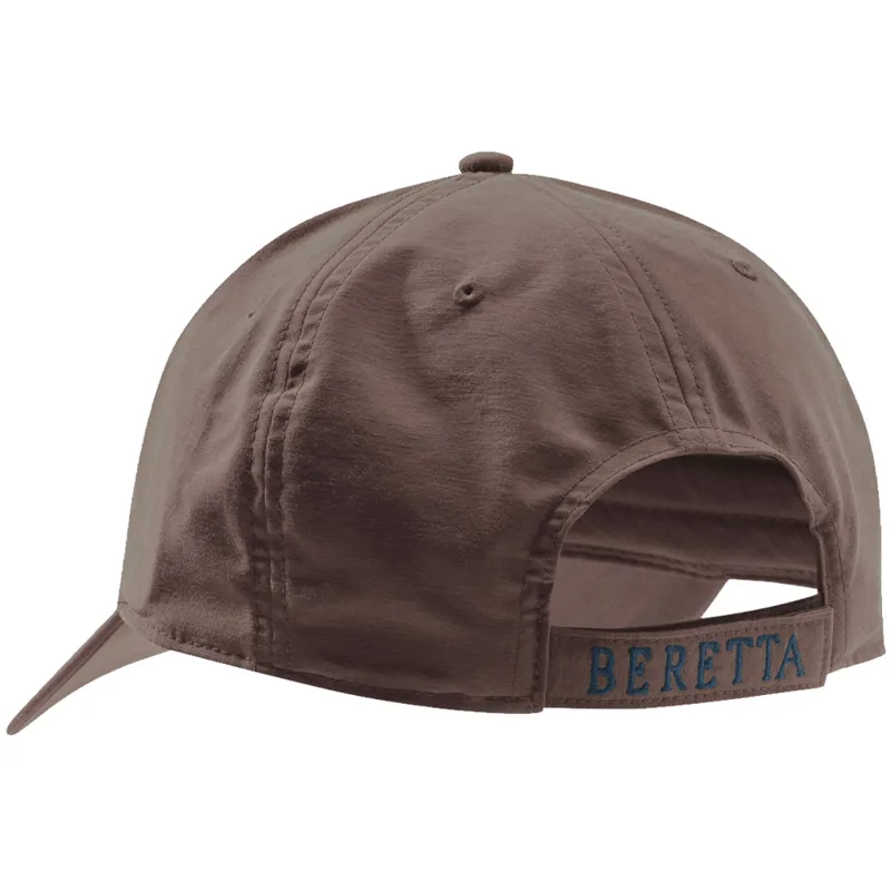 Beretta Big B Unisex Cap in Tan and Blue Total Eclipse-1