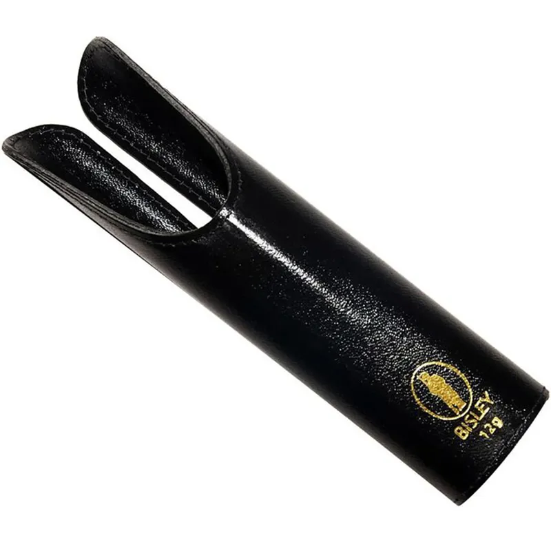 Bisley Leather Hand Guards for Side-by-Side Shotguns in Black