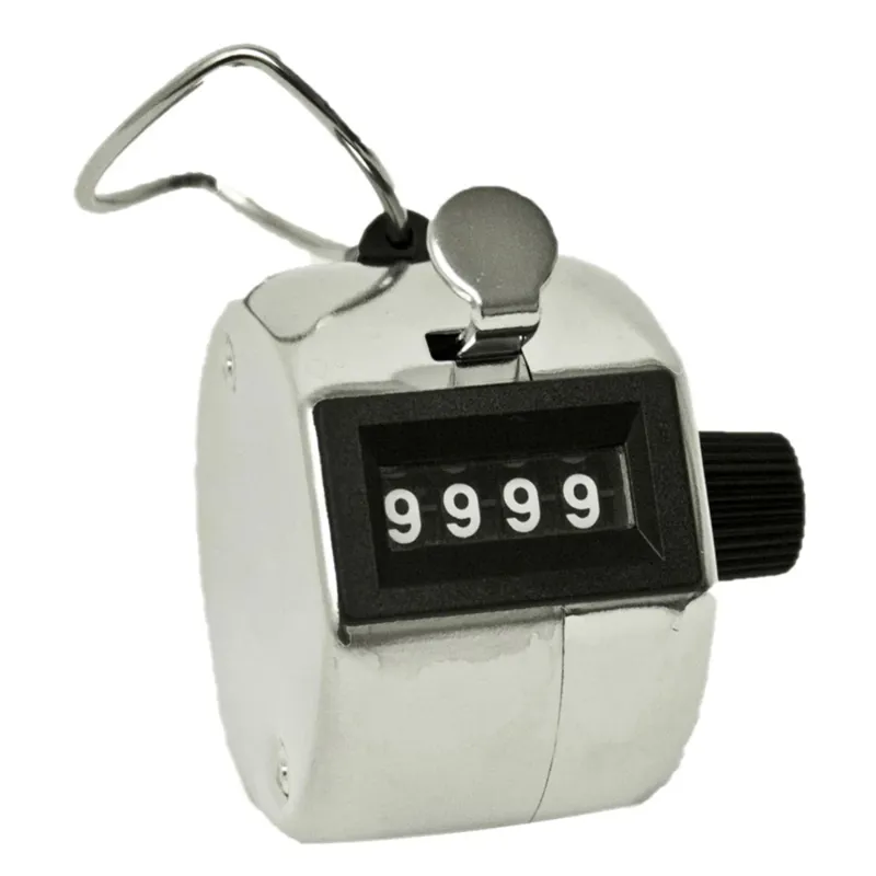 Bisley Tally Counter in Silver Grey