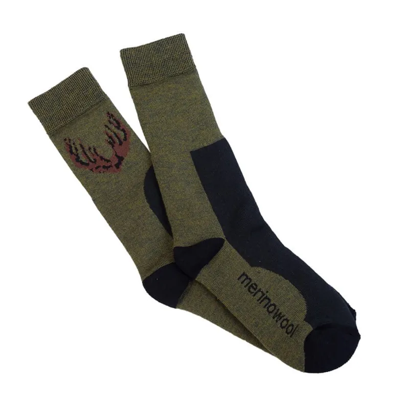 Bonart Hunter Socks in Green - UK 6-11