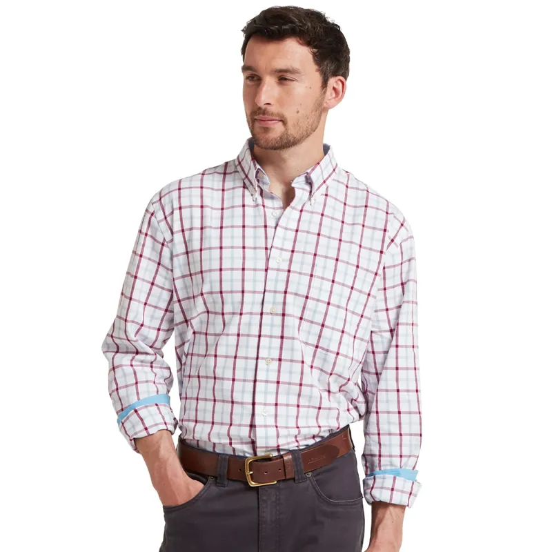 Schöffel Brancaster Classic Shirt in Mountain Blue Check-1