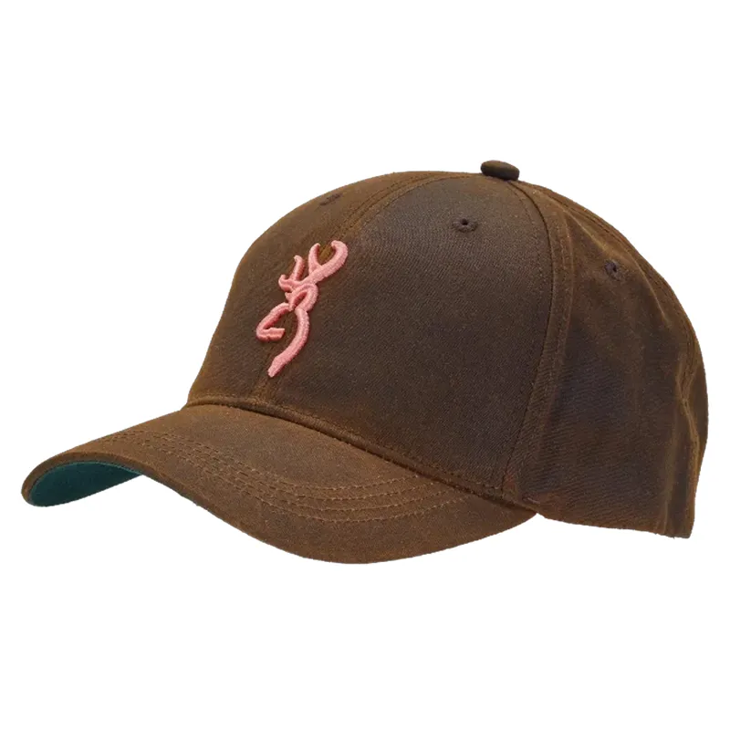 Browning Celine Wax Cap in Brown/Pink