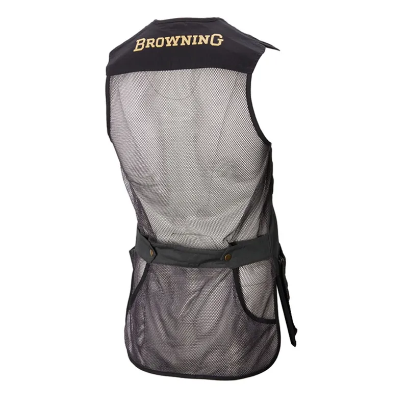 Browning Classic Shooting Vest in Anthracite-1