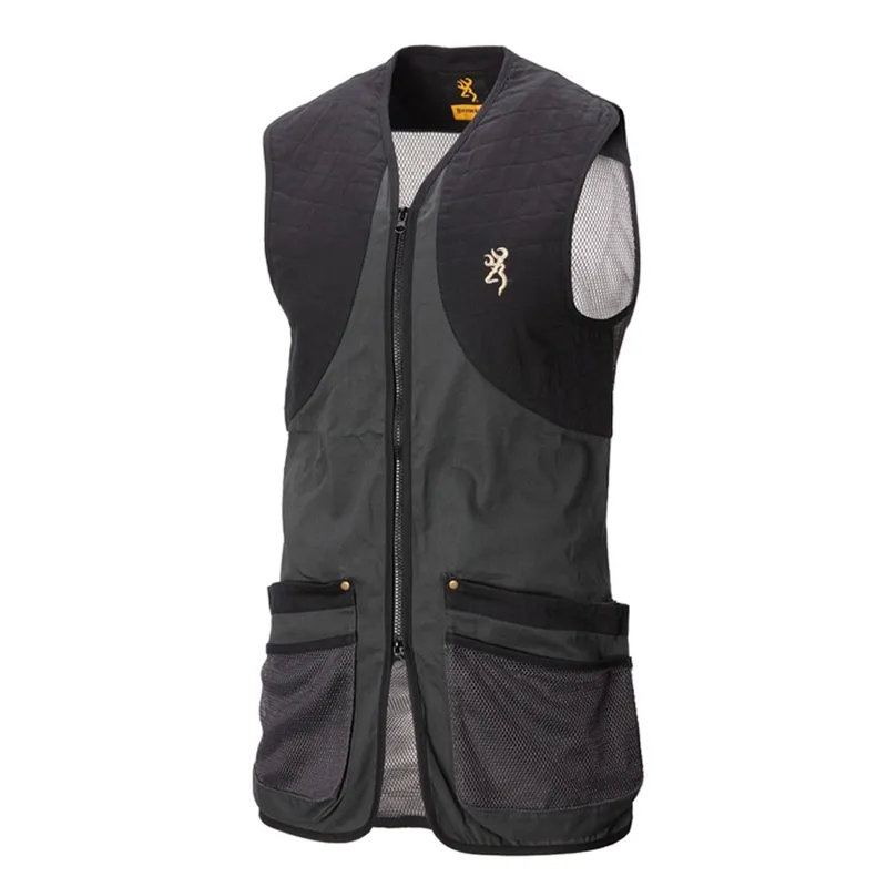 Browning Classic Shooting Vest in Anthracite