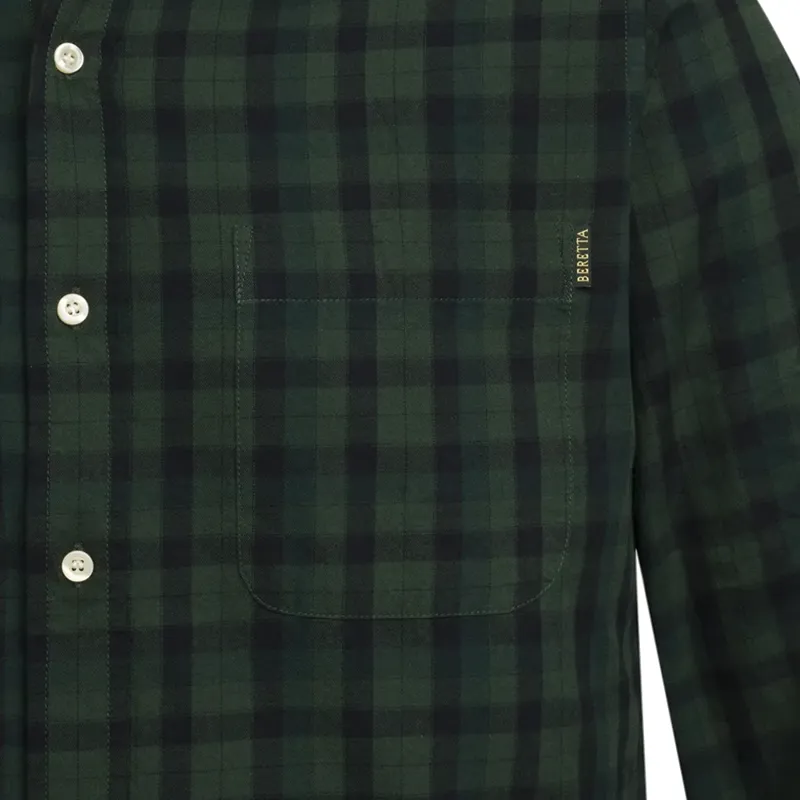 Beretta Bryggen Shirt in Green and Black-2