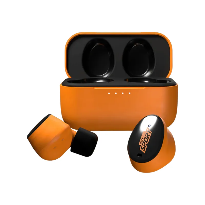 ISOtunes Caliber Bluetooth Earbuds in Orange-2