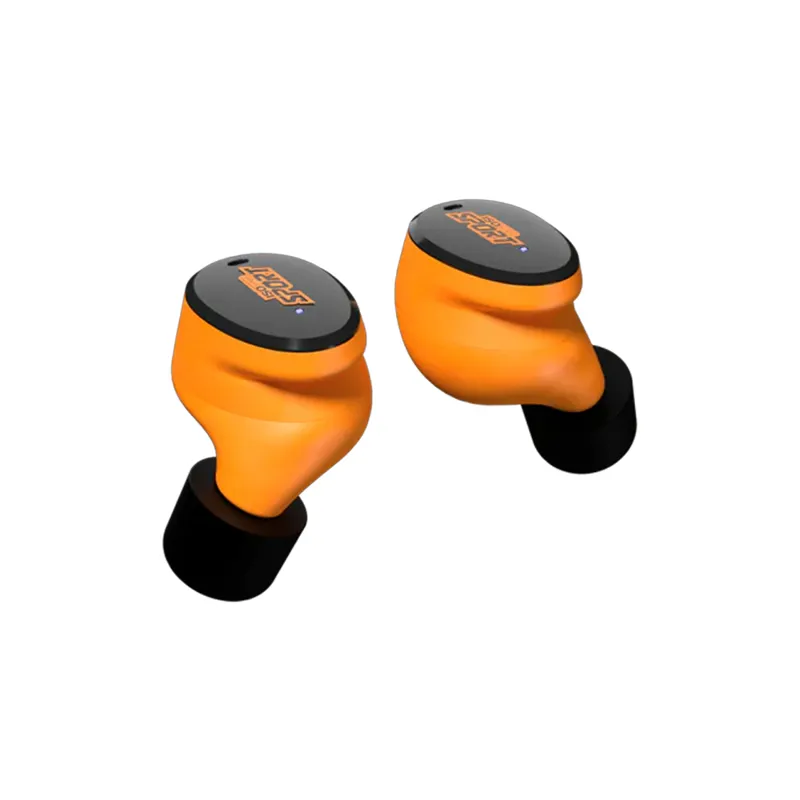 ISOtunes Caliber Bluetooth Earbuds in Orange-3