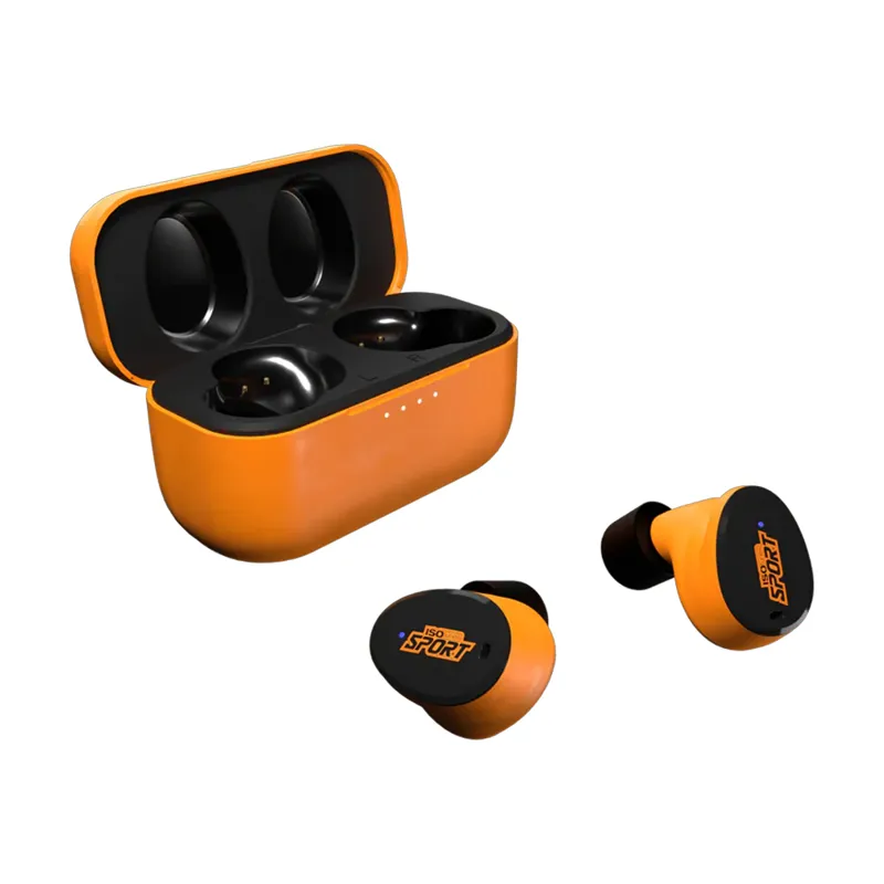 ISOtunes Caliber Bluetooth Earbuds in Orange
