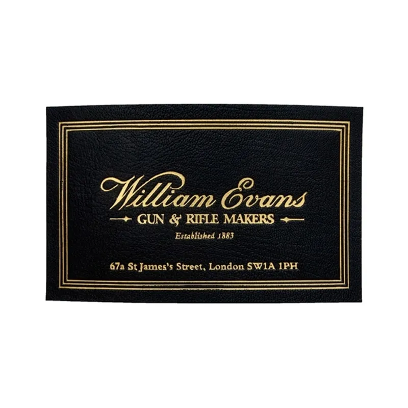 William Evans St. James Case Label in Black