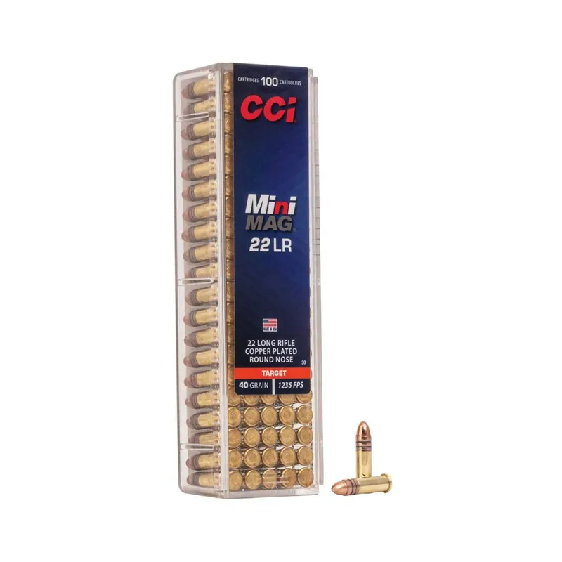 CCI Mini Mag Copper 40 Grain in .22LR - 100 Rounds