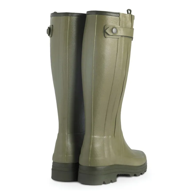Le Chameau Chasseur Neo Wellingtons - 43cm Calf in Vert Vierzon-1