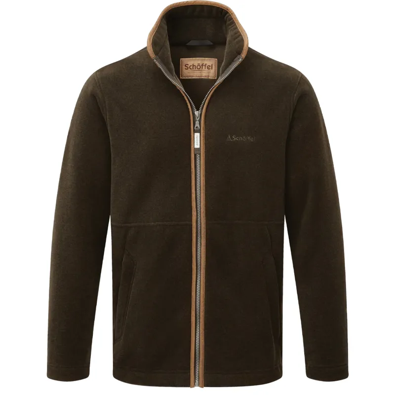 Schöffel Cottesmore Fleece Jacket in Dark Olive