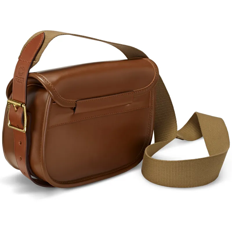 Croots Byland Leather Cartridge Bag 100 in London Tan-1