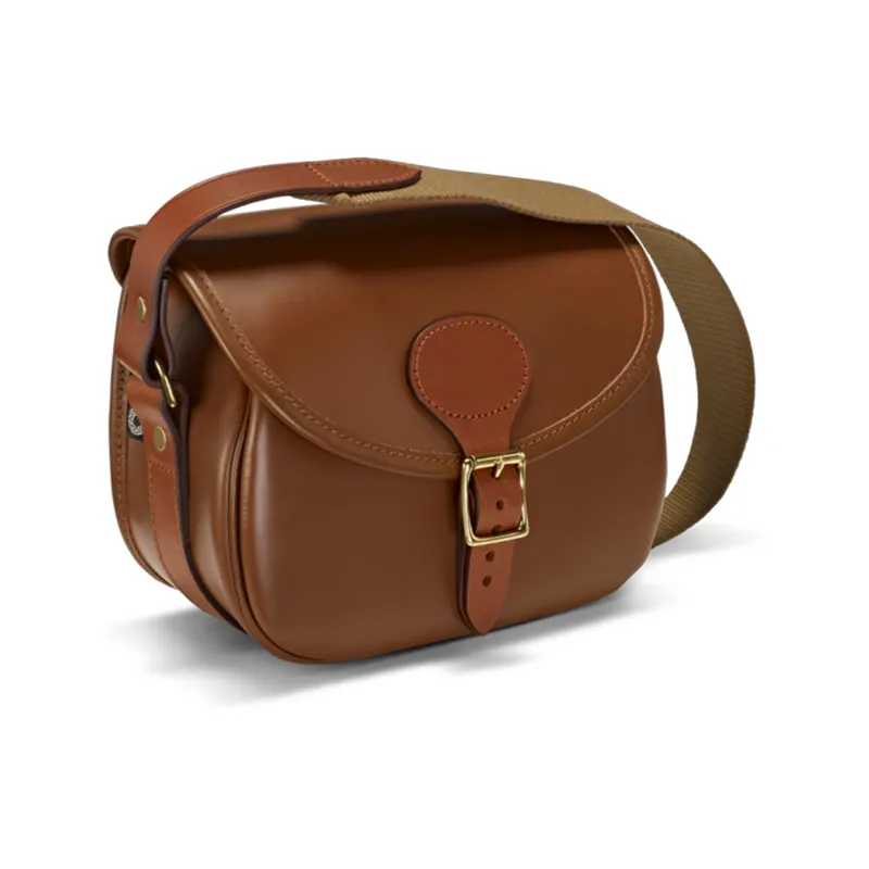 Croots Byland Leather Cartridge Bag 100 in London Tan