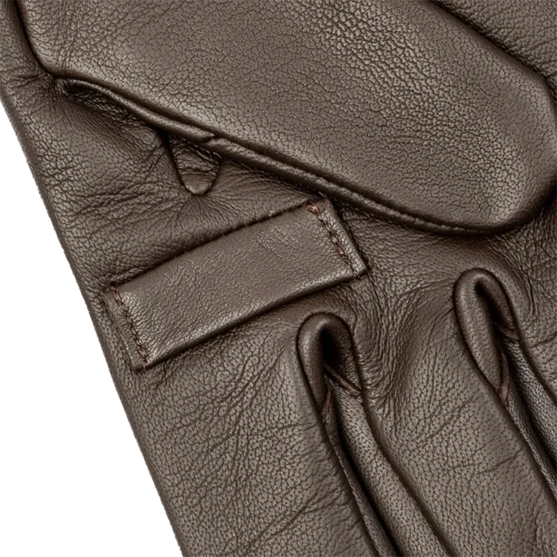 Dents Nomex Silk-Lined Right Hand Leather Shooting Gloves in Brown-3