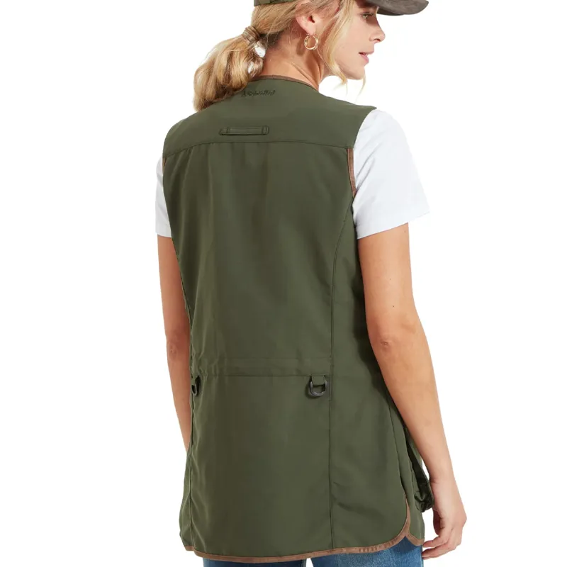 Schöffel Edenham Ladies Clay Shooting Vest in Forest-2