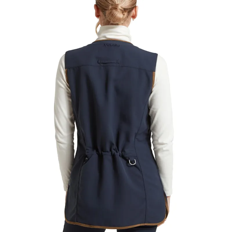 Schöffel Edenham Ladies Clay Shooting Vest in True Navy-2