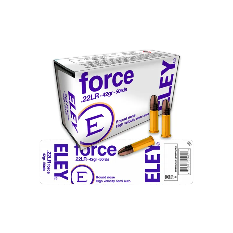 Eley Force 42 Grain in .22LR - 50 Rounds