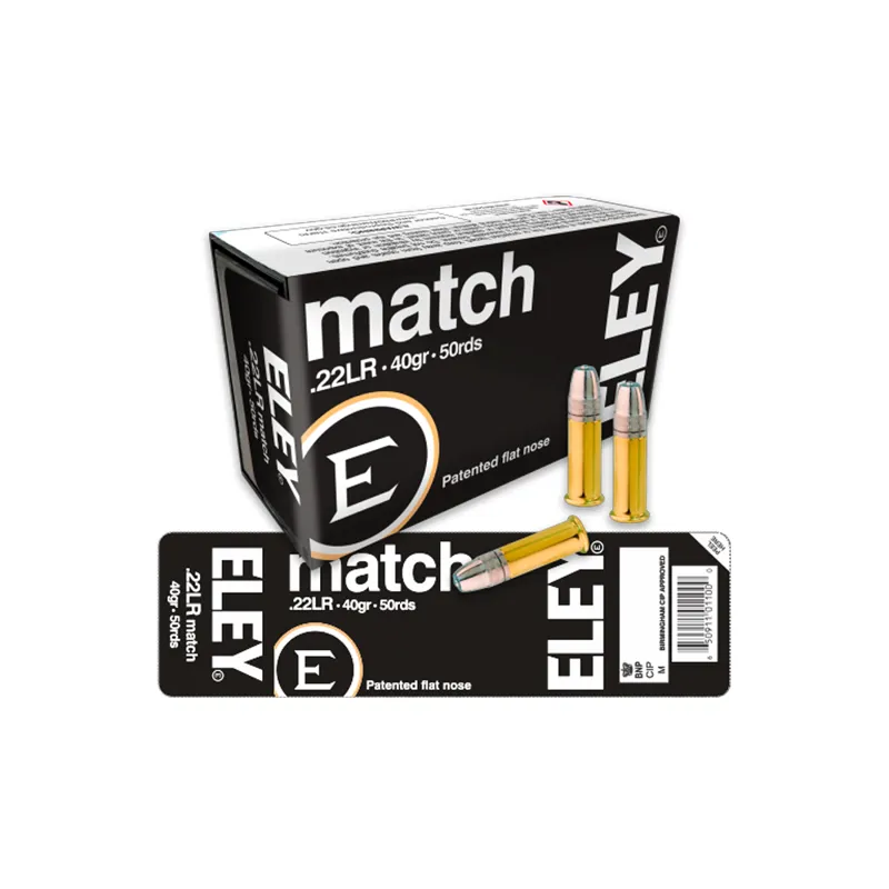 Eley Match 40 Grain in .22LR - 50 Rounds
