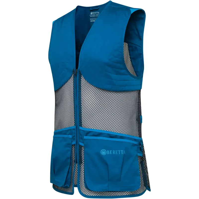 Beretta Full Mesh Unisex Vest in Blue Twilight