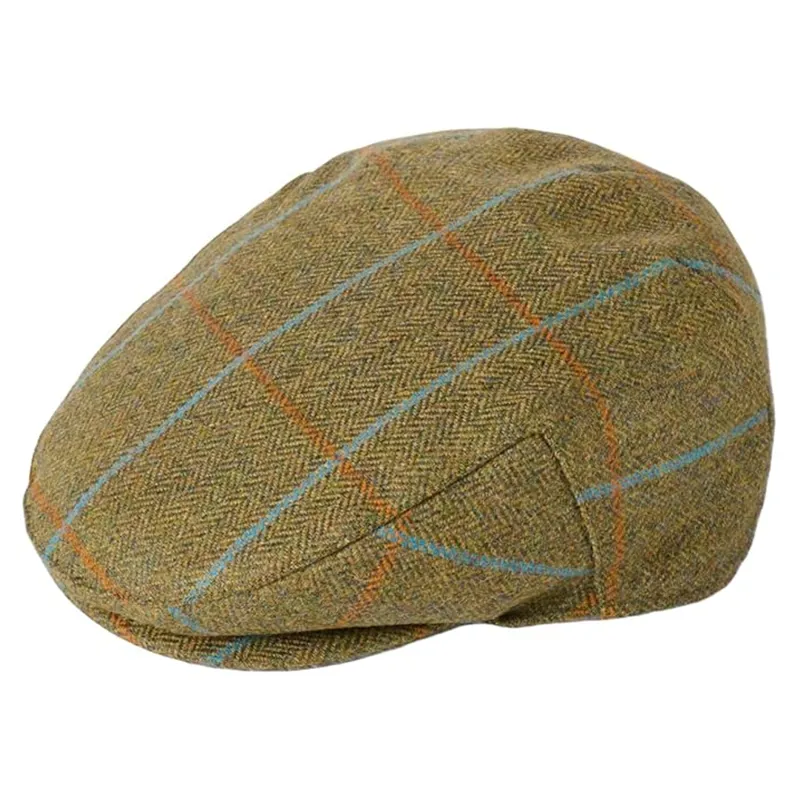 Failsworth Waterproof Tweed Flat Cap in 486
