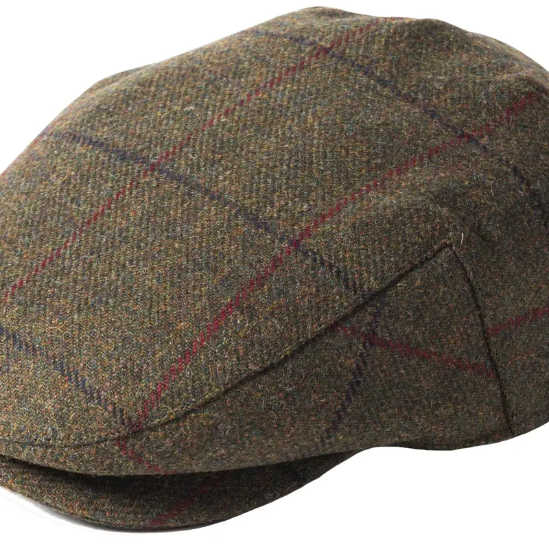 Failsworth Waterproof Tweed Flat Cap in 517-1