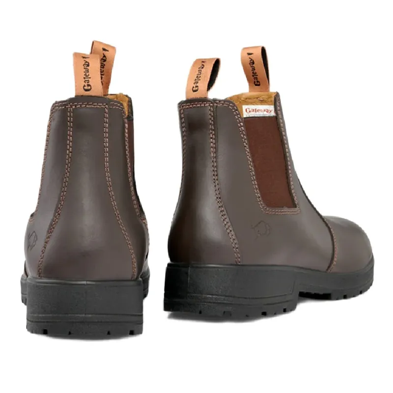 Gateway1 SD Ladies 6 Inch Pull-on Chelsea Boots in Coffee-1