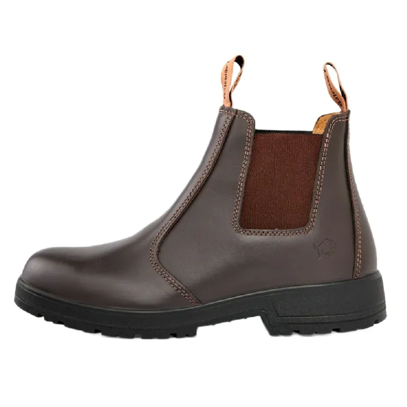 Gateway1 SD Ladies 6 Inch Pull-on Chelsea Boots in Coffee