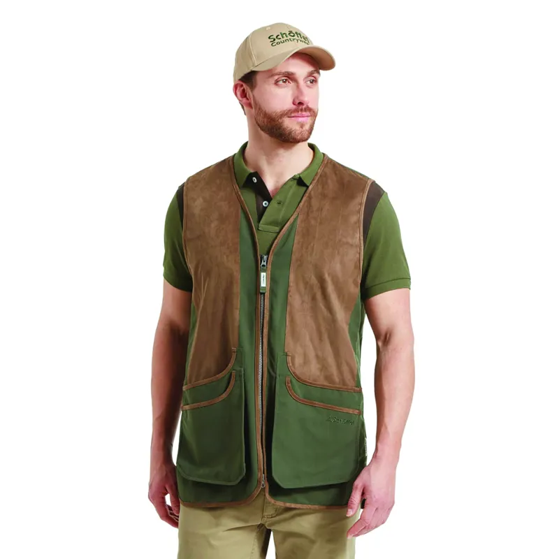 Schöffel Grimsthorpe Clay Shooting Vest in Forest-1