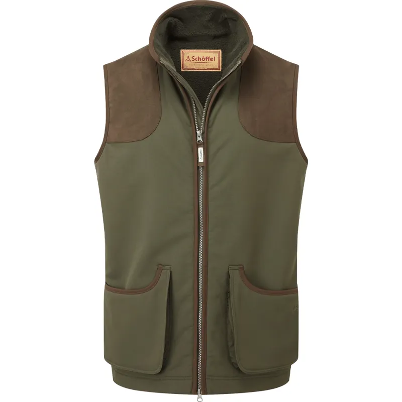 Schöffel Gunby Softshell Shooting Gilet in Forest