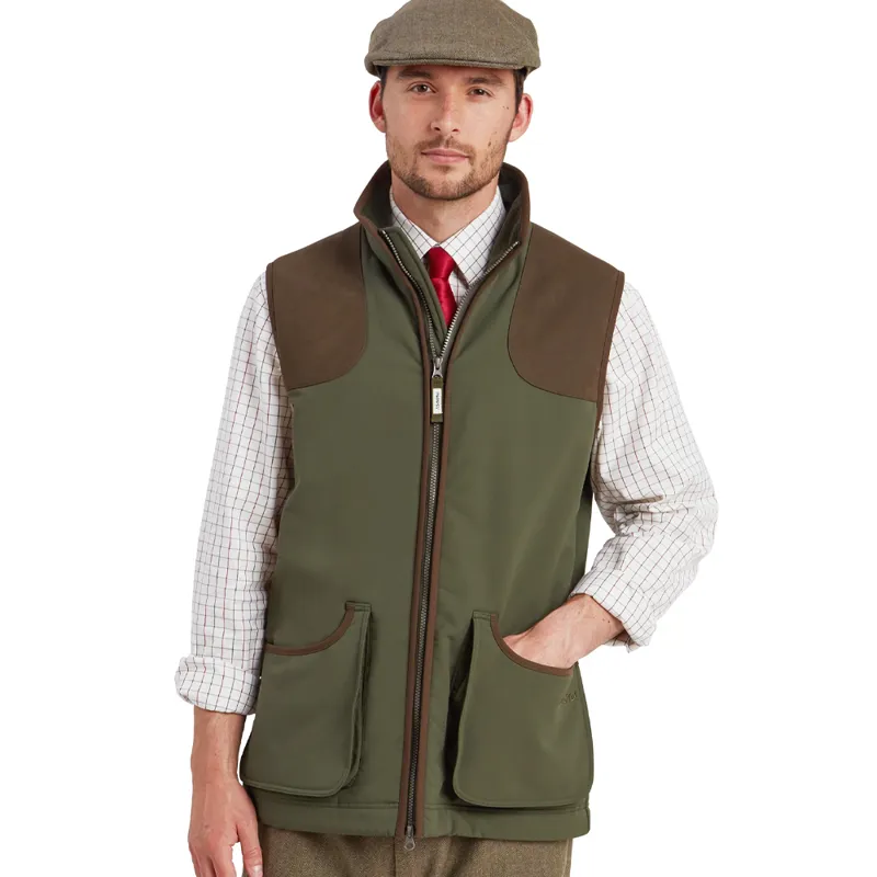 Schöffel Gunby Softshell Shooting Gilet in Forest-1