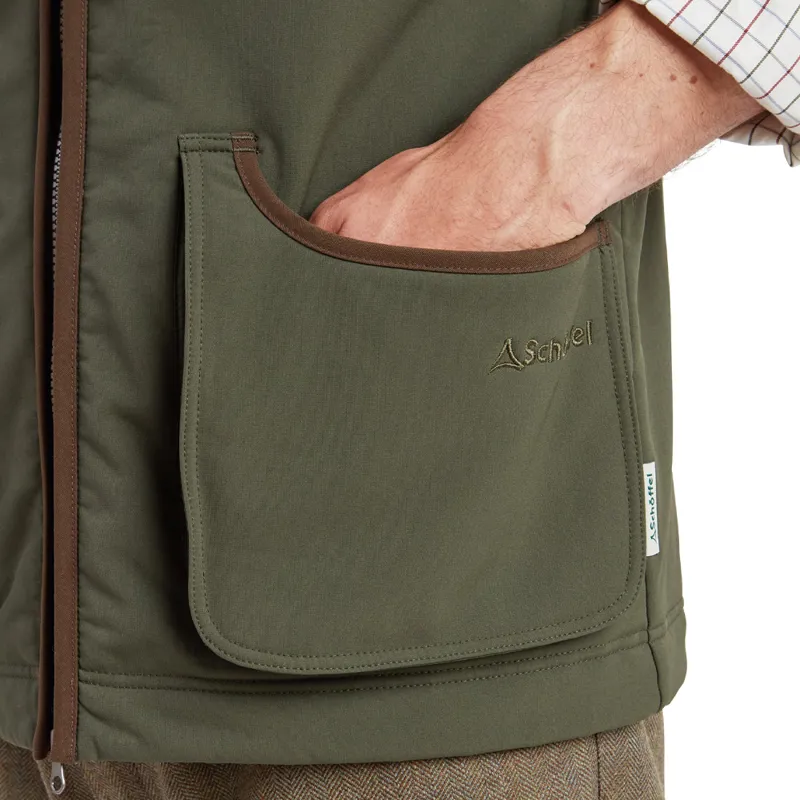 Schöffel Gunby Softshell Shooting Gilet in Forest-4