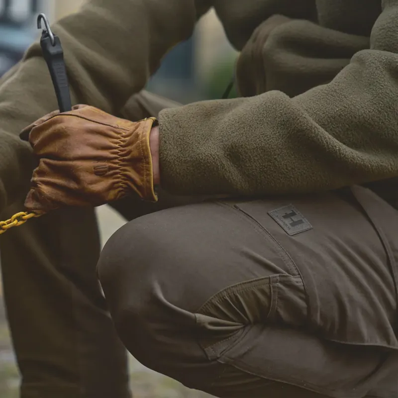 Härkila Hill Trousers 32 Leg in Willow Green/Brown-2