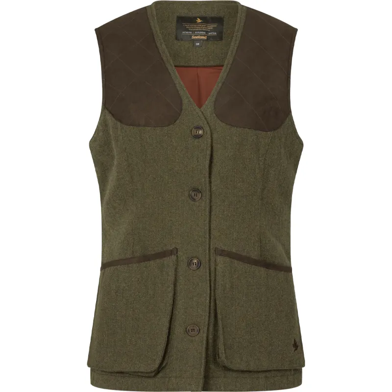 Seeland Hillside Harriet Ladies Waistcoat in Green Moss