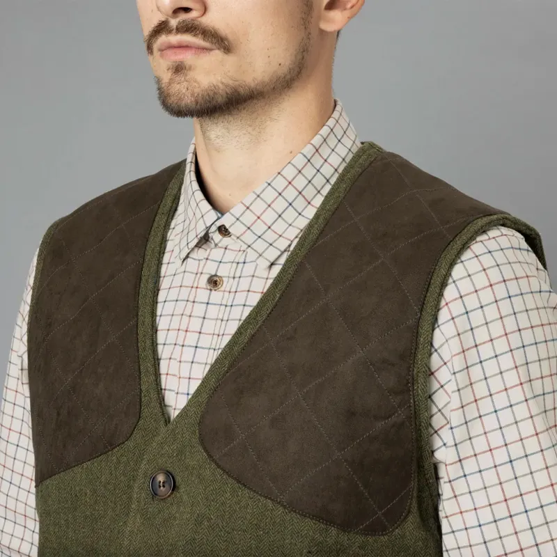Seeland Hillside Waistcoat in Moss Green-3
