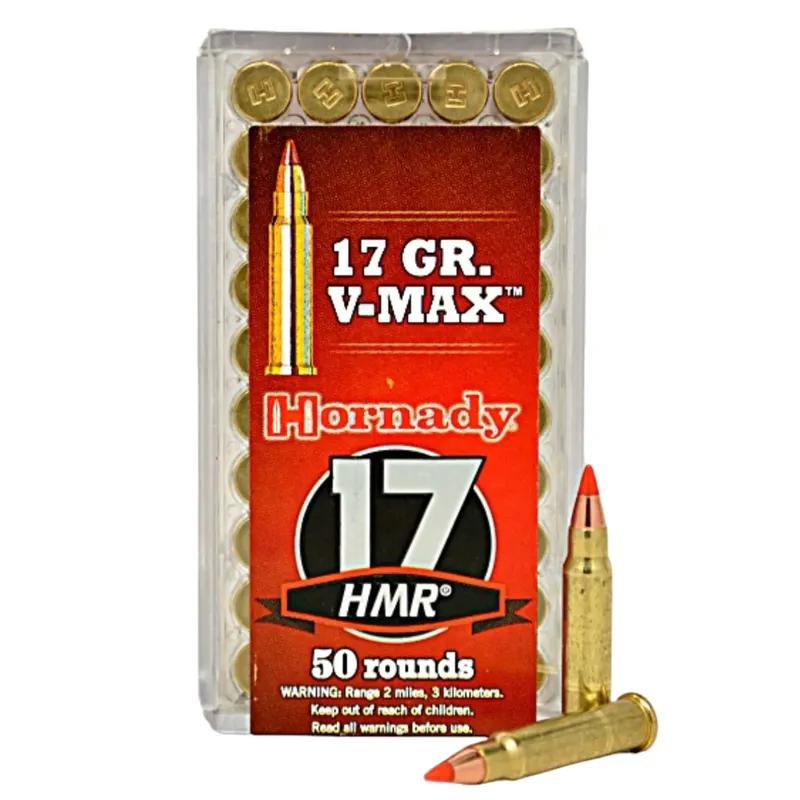 Hornady 17 HMR 17 Grain V-MAX in .17 HMR - 50 Rounds
