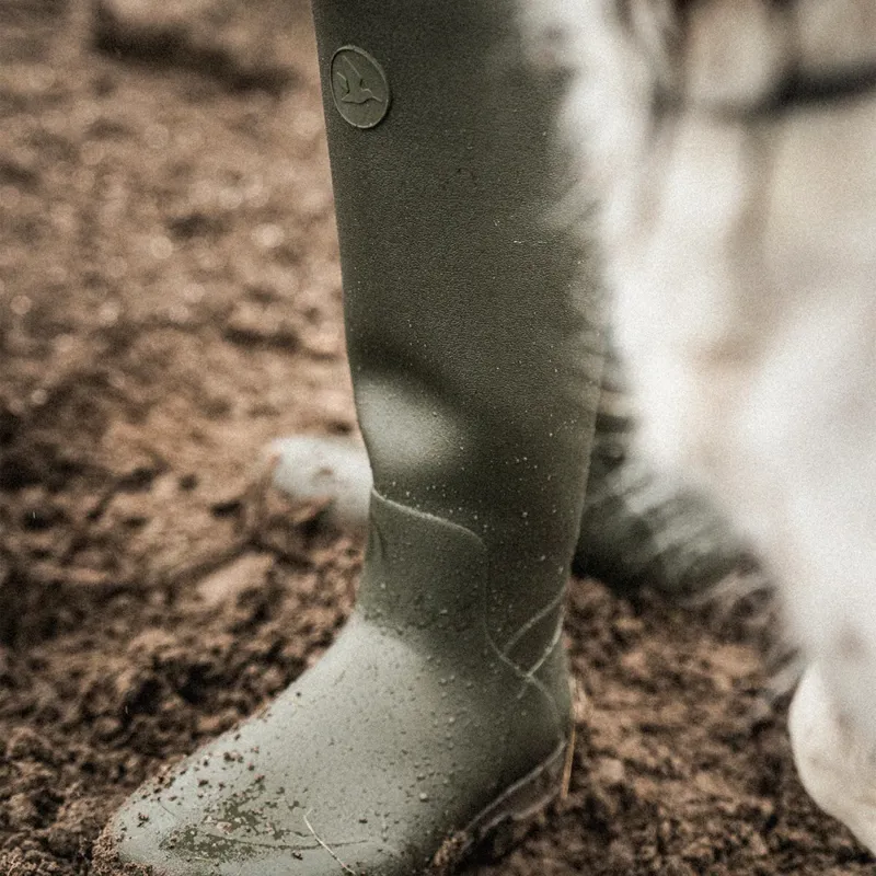 Seeland Hillside Enforced Wellington Boots in Pine Green-1