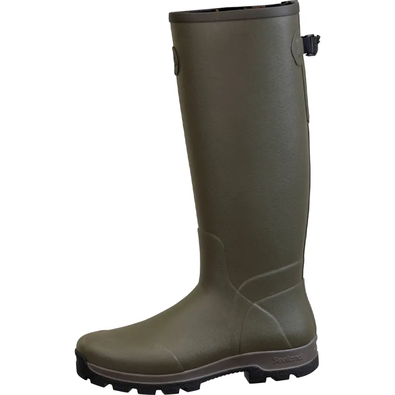 Seeland Hillside Enforced Wellington Boots in Pine Green